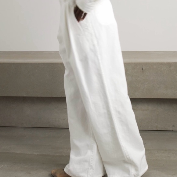 Brunello Cucinelli White Wide-Leg Pants size 4 - Picture 2 of 14